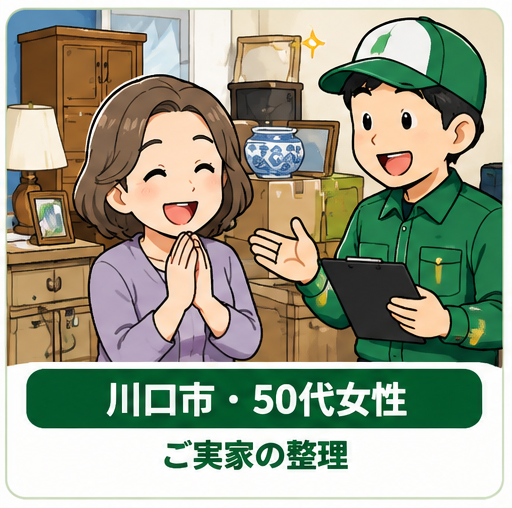 川口市・50代女性 ご実家の整理
